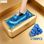 TGYW Smart ABS Automatic Shoe Cover Dispenser Machine Overshoes T Buckle Disposable PE Waterproof Indoor Rainy Floor Cleaning