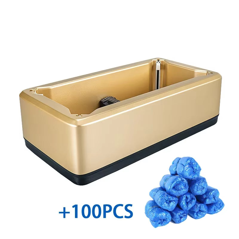 TGYW Smart ABS Automatic Shoe Cover Dispenser Machine Overshoes T Buckle Disposable PE Waterproof Indoor Rainy Floor Cleaning