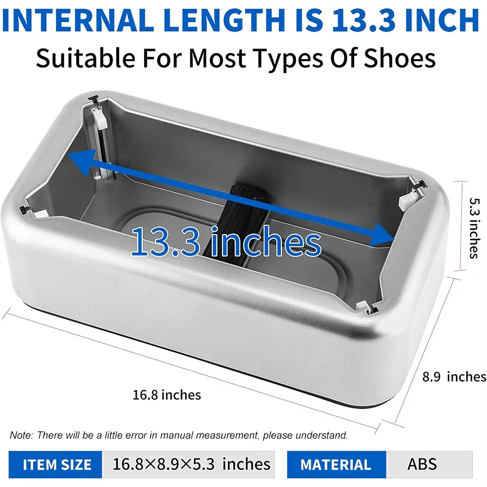 Automatic shoe cover dispenser with disposable shoe covers