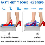 TGYW Smart ABS Automatic Shoe Cover Dispenser Machine Overshoes T Buckle Disposable PE Waterproof Indoor Rainy Floor Cleaning