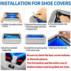 TGYW Smart ABS Automatic Shoe Cover Dispenser Machine Overshoes T Buckle Disposable PE Waterproof Indoor Rainy Floor Cleaning
