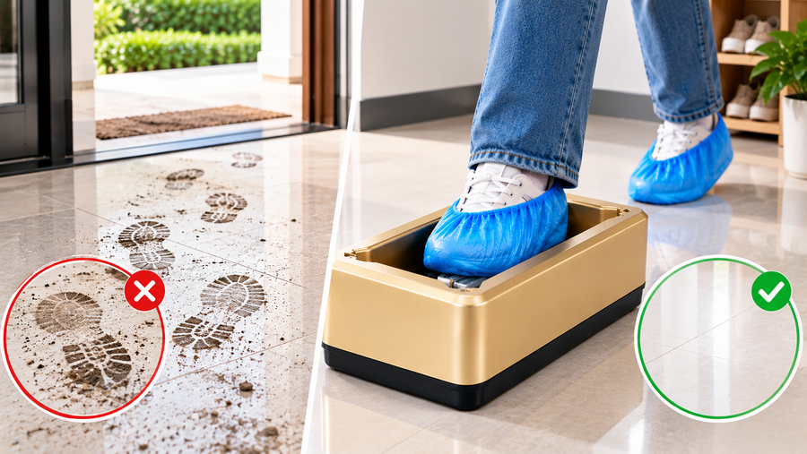 Helps Keep Floors Cleaner
