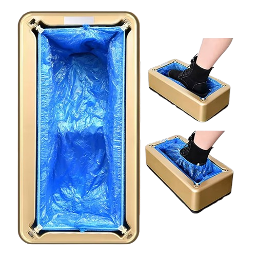 Automatic shoe cover dispenser